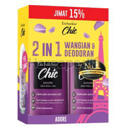 Enchanteur Chic Roll On Deodorant Adore 2x50ml Enchanteur Chic Roll On Deodorant Adore 2x50ml
