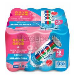 100Plus Isotonic Reduced Sugar 12x240ml 100Plus Isotonic Reduced Sugar 12x240ml