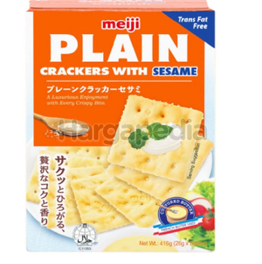 MEIJI Plain Crackers With Sesame 416gm