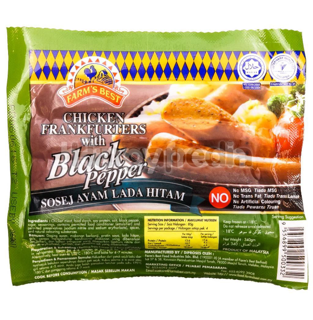 FARM'S BEST Black Pepper Chicken Frankfurter 300gm